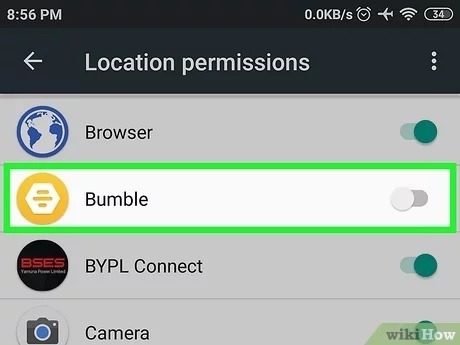 bumble not updating location